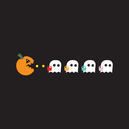 Chomp & Haunt Retro Parody Halloween T-Shirt